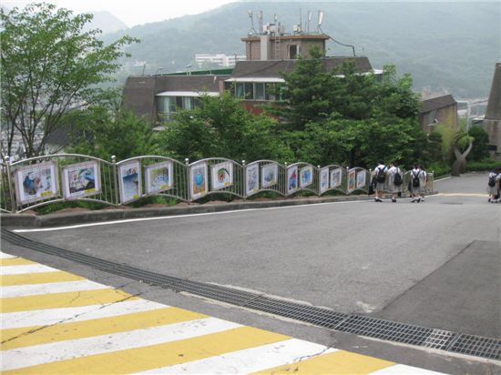 2010년 문예대회 입상작 전시현장
