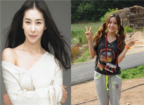 Actress Han Eun-jung (left) and T-ara's Hyomin (right) [Core Contents Media/KBS]