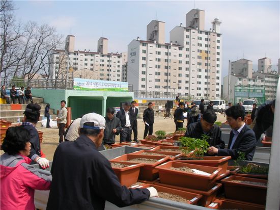 성북구, 상자텃밭 보급 