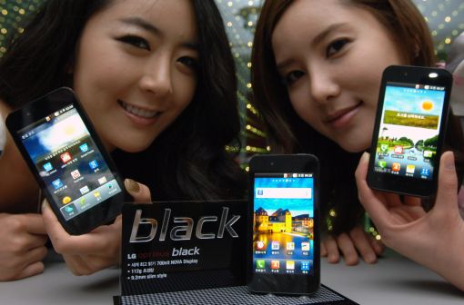 LG전자, 가장 밝은 스마트폰 '옵티머스 블랙' 출시