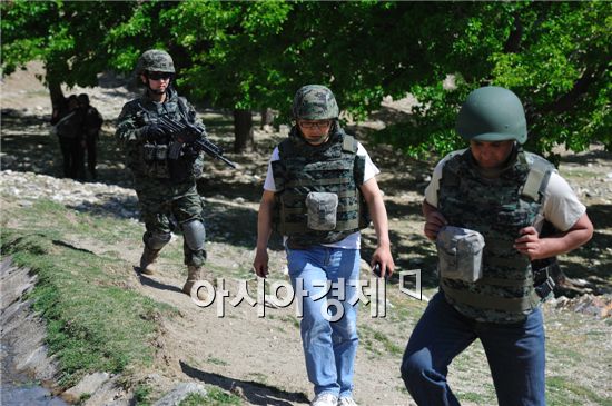 <2>한국 파병부대를 가다-긴장의 연속 아프간 오쉬노부대-2