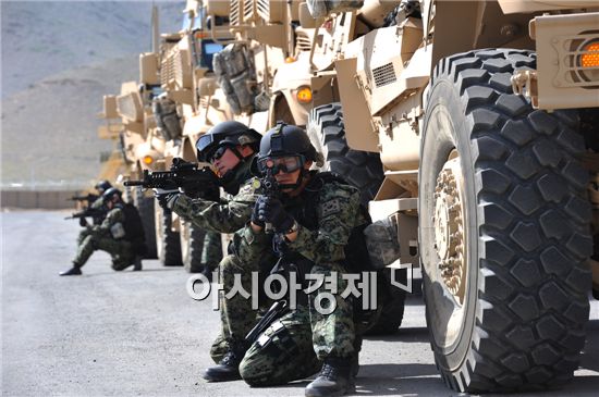 <2>한국 파병부대를 가다-긴장의 연속 아프간 오쉬노부대-2