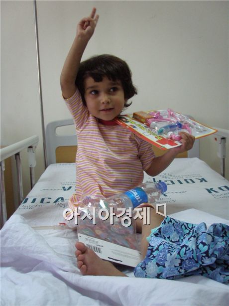 바그람기지내 한국병원을 찾는 환자중 절반이상은 여성과 어린이들이다. 