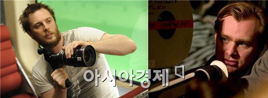 던칸 존스 감독(왼쪽)과 크리스토퍼 놀란 감독