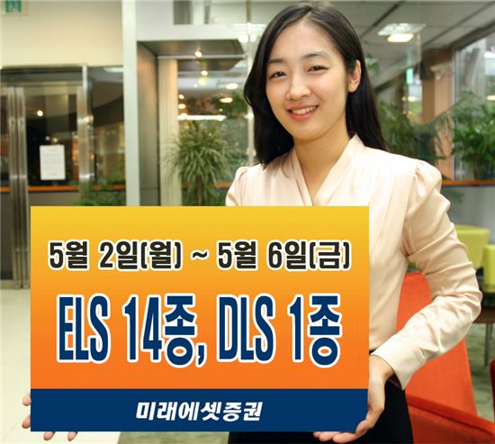미래에셋증권, ELS 14종 DLS1종 출시