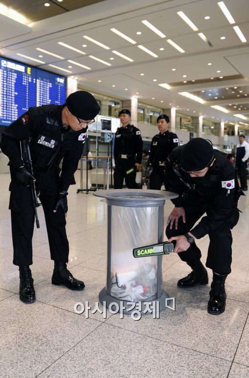 [포토]순찰 강화된 인천공항
