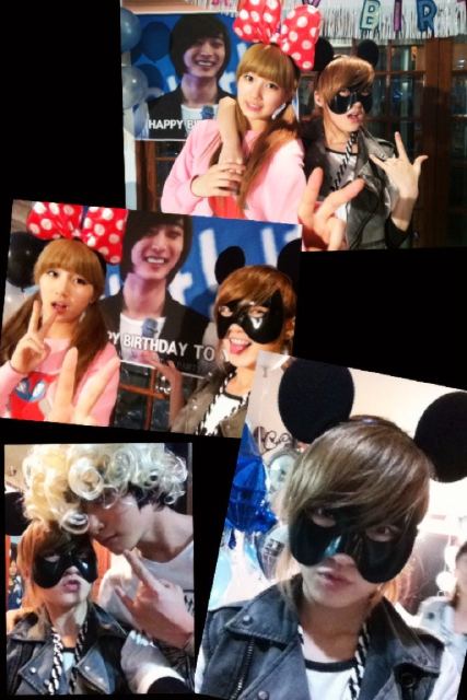 miss A members attend 2AM Jin-woon's b-day 