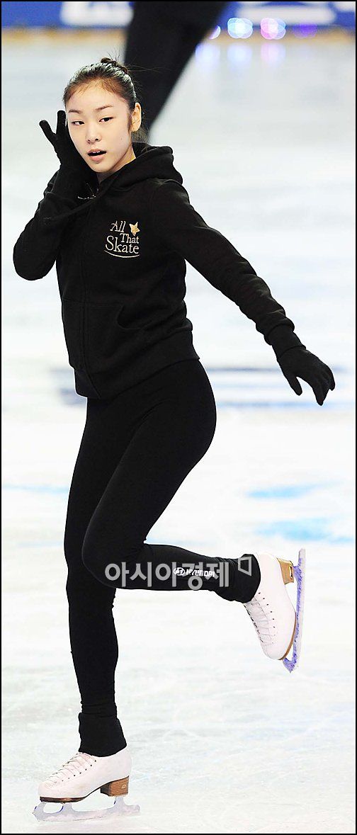 [포토]김연아 '부담없는 발랄 댄스, 기대하세요'
