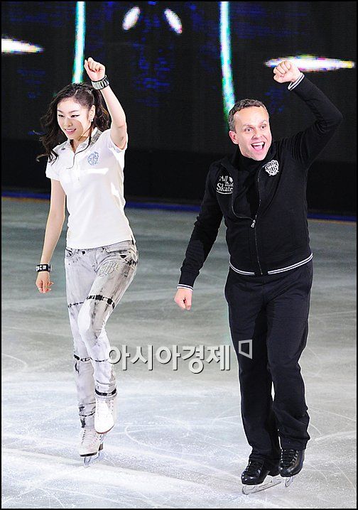 [포토]김연아-데이비드 윌슨 '감사합니다'