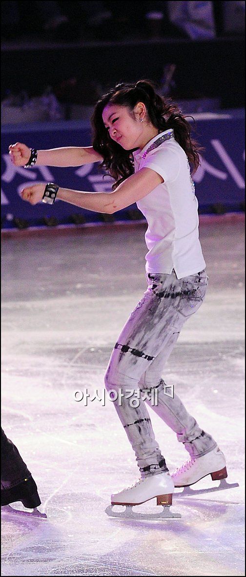 [포토]김연아 '웬만한 걸그룹 보다 백배 낫네'