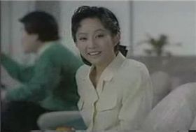 삼성전자 VTR CF 속 최진실의 모습