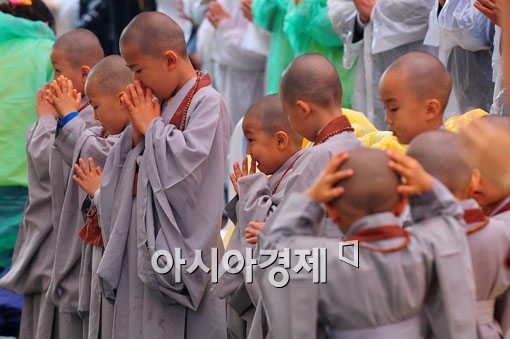 [포토] 익살스러운 아기스님들