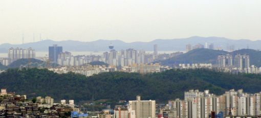 [포토]63빌딩에서 보이는 인천 앞바다
