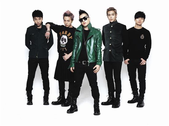 Korean boy band Big Bang [YG Entertainment]
