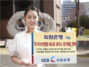 외환銀, '주가지수연동형 베스트 쵸이스 정기예금' 판매