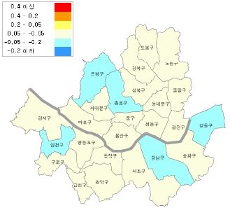 전국 집값 '상저하고' 지속.. 서울 강남 중심 한달째 하락