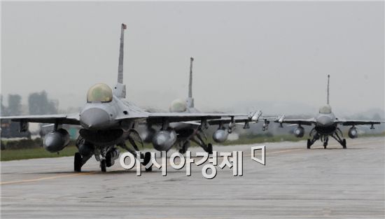 한미공군 최강전력 서북지역에 모인다