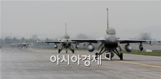 한미공군 최강전력 서북지역에 모인다