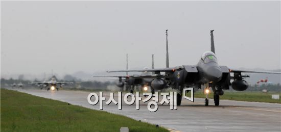 한미공군 최강전력 서북지역에 모인다