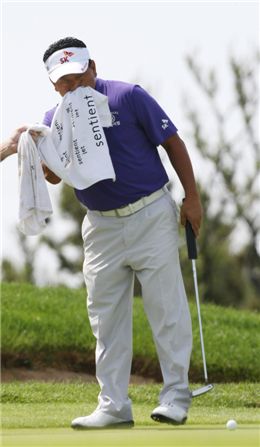 [바이런넬슨] 최경주, 76위 "너무 무리했나?"