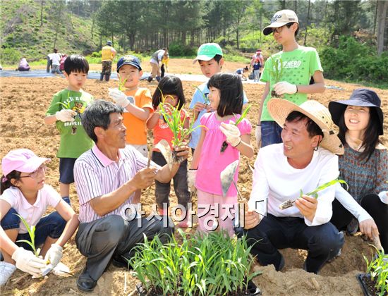 아시아나항공 임직원, 1사1촌 봉사활동 펼쳐