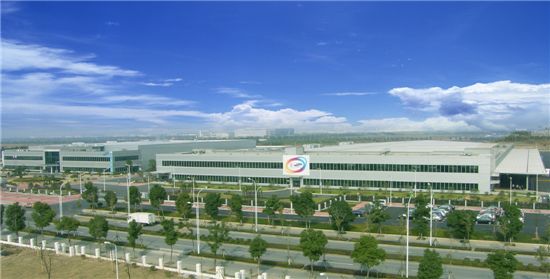 중국 삼성전자쑤저우LCD법인(SESL) 전경.