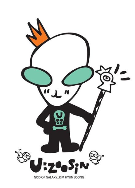 Kim Hyun-joong unveils official cartoon character U:ZOOSIN 