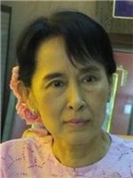 미얀마 아웅산 수치 여사 "중국 경제발전 모델, 회의적"