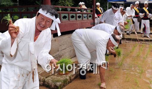 [포토]창덕궁 농부의 미소?