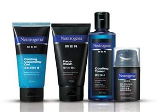 뉴트로지나, 남성용 화장품 출시