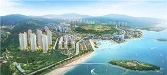 10일 분양에 들어가는 신영 웅천지웰2차 조감도.
