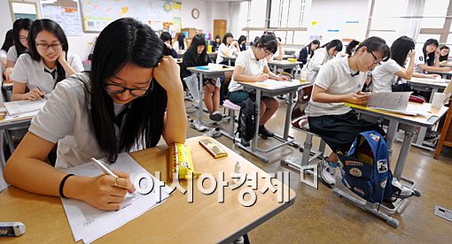[포토] 오늘은 시험 보는 날