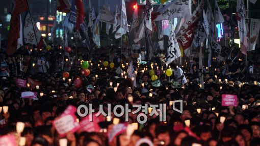 [포토]청계광장 촛불 열기!