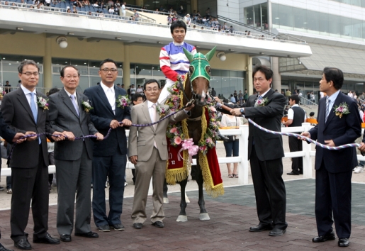 '서울마주협회장배 경주', 3세馬 '깍쟁이' 우승