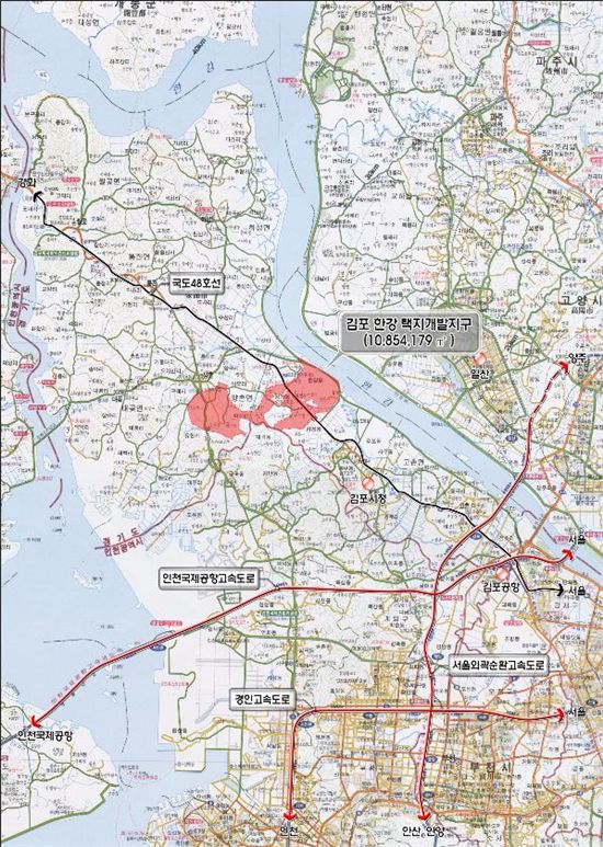 김포 한강신도시 7년만에 집들이..연내 7943가구 입주