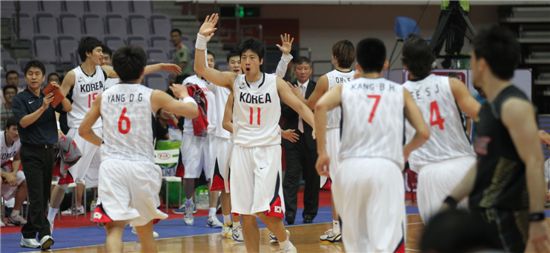 한국 농구 대표팀, 일본 꺾고 동아시아대회 우승
