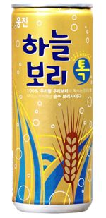 웅진식품, 無첨가 보리사이다 ‘하늘보리 톡’ 출시