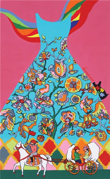 <'옷-마음 그리고…'>시리즈 53×33.3cm oil on canvas, 2011.