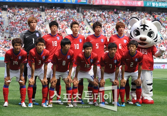 [포토] 태극전사 '런던행 티켓 따내자'