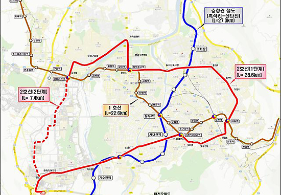 대전도시철도 노선, ‘예타’도 가기 전에 다툼