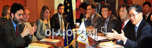[포토]한-EU FTA 수석대표 협의