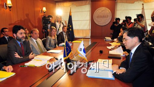 [포토]한-EU FTA 수석대표 회의