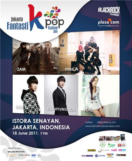 Poster of Jakarta Fantasti K-POP Festival 2011 [JYP Entertainment]