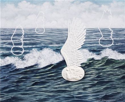 한국화가 김지현|날개를 통한 비상-해방과 초월의 의미