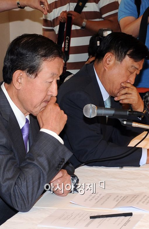 [포토]생각에 잠긴 허창수 회장