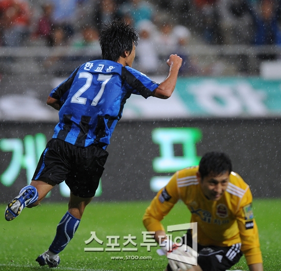 [포토] 한교원 '내가 넣었지'
