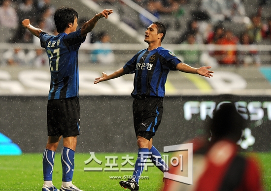 [포토] 한교원 '내 골 봤지!'