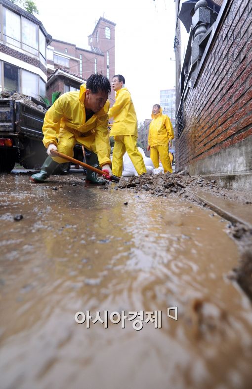 [포토]관악구 일대 주택 침수