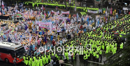 [포토]광화문 대치