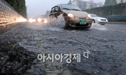 [포토]경부고속도로 침수?
